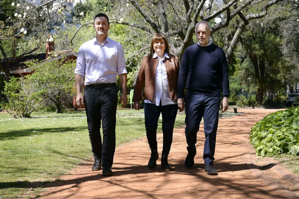 Patricia Bullrich presento a Horacio Rodríguez Larreta como su futuro jefe de gabinete