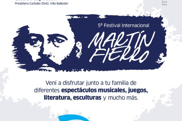 Se viene el 5° Festival Internacional Martín Fierro en San Martín