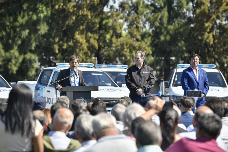 Kicillof puso en funcionamiento 40 nuevos patrulleros en La Matanza