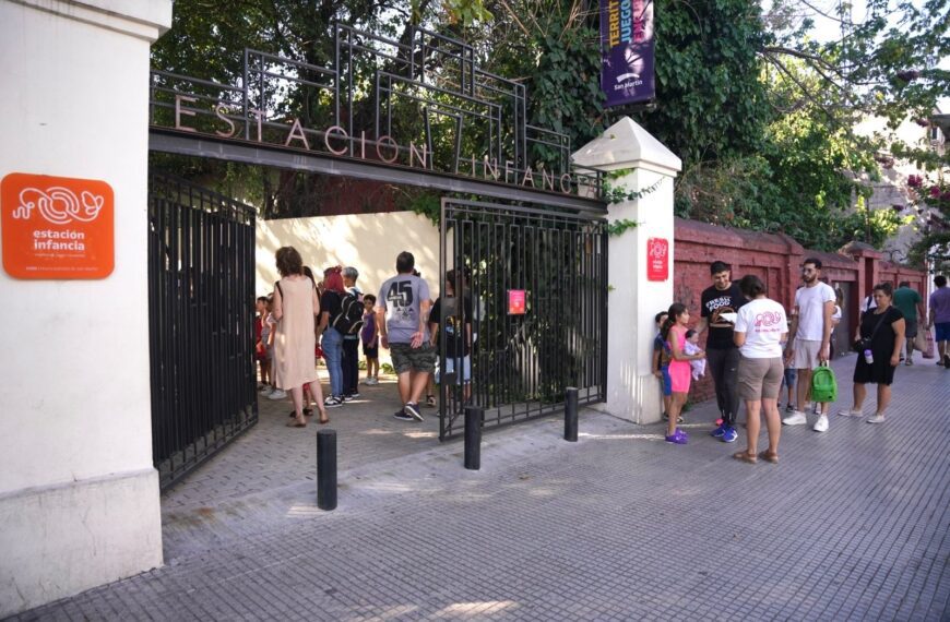 San Martín presentó la propuesta de verano de Estación Infancia