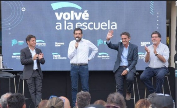 Fernando Moreira, intendente de San Martín…