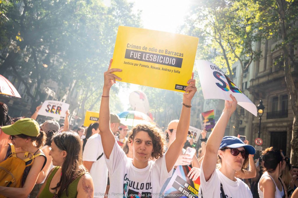 7 de marzo, día de la Visibilidad Lésbica, Amnistía Internacional alerta sobre la brutalidad de la violencia hacia lesbianas y personas LGBTI+