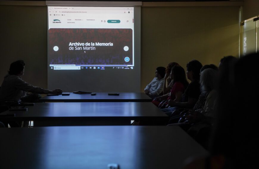 San Martín presentó el Archivo de…