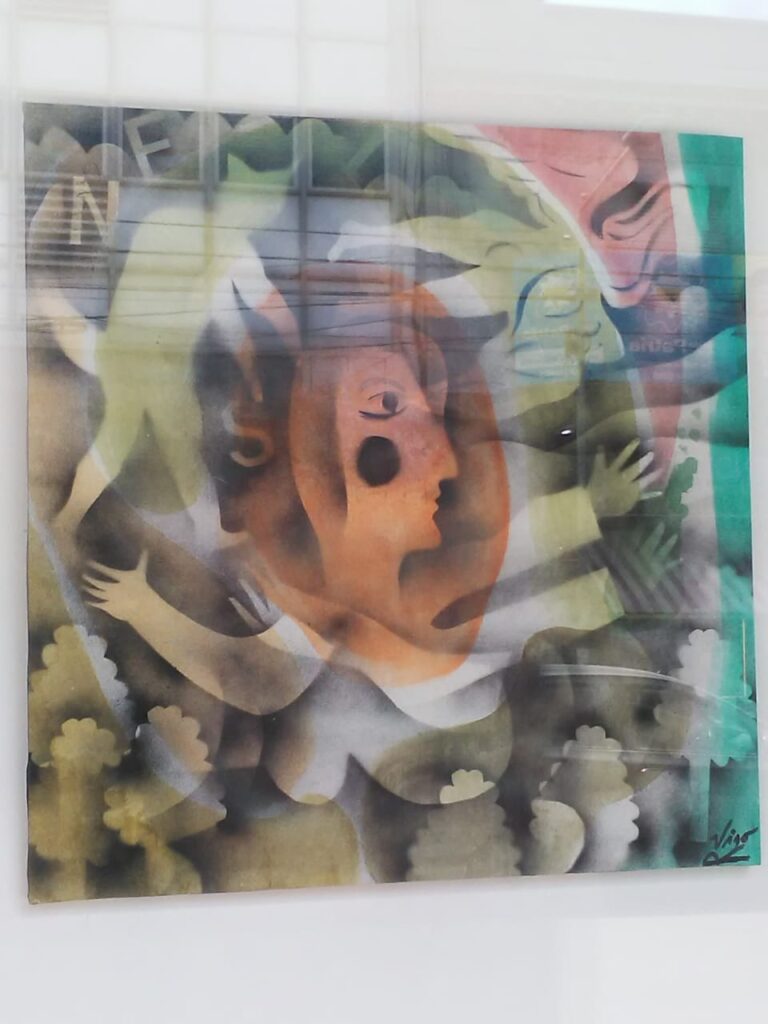 «Sobrenatural» del artista plástico sanmartinense Vigo, en la galeria Mitre y Campos