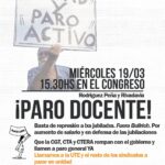 Miercoles de Jubilados: Marcha opositora sindicatos y organizaciones juntos a barras bravas y algo más