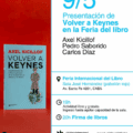Axel Kicillof presenta su nuevo libro «Volver a Keynes» en la Feria del Libro 2025