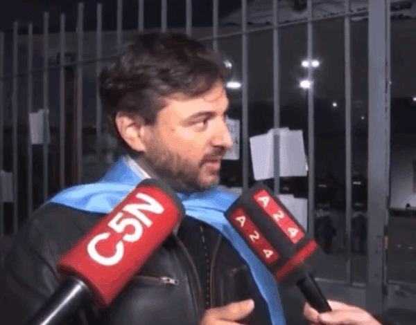 Liberaron a Juan Grabois tras ocupar el Instituto Juan Domingo Perón