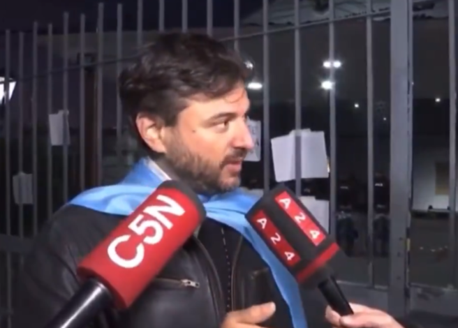 Liberaron a Juan Grabois tras ocupar el Instituto Juan Domingo Perón