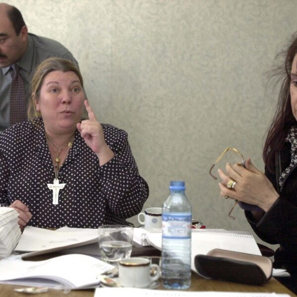 Elisa Carrió y Cristina Kirchner, cuando eran legisladoras.