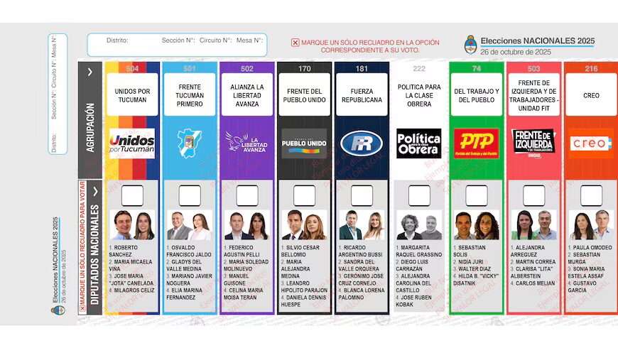 TUCUMAN: Renueva cuatro Diputados Nacionales