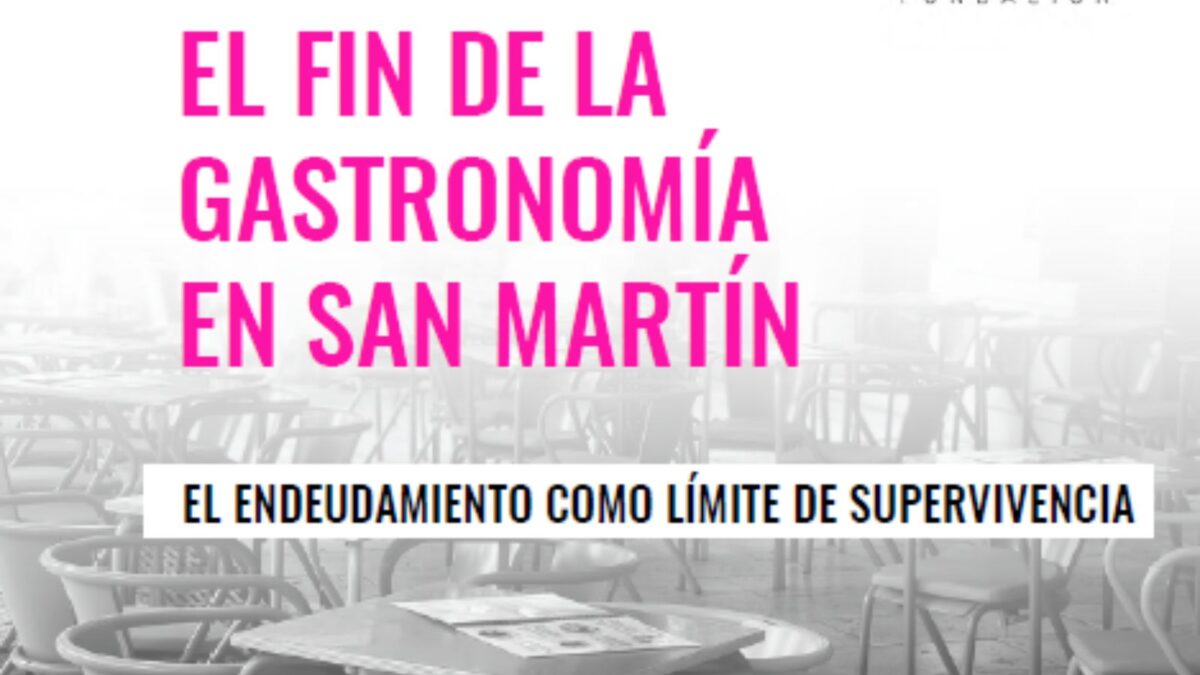crisis gastronómica en San Martín